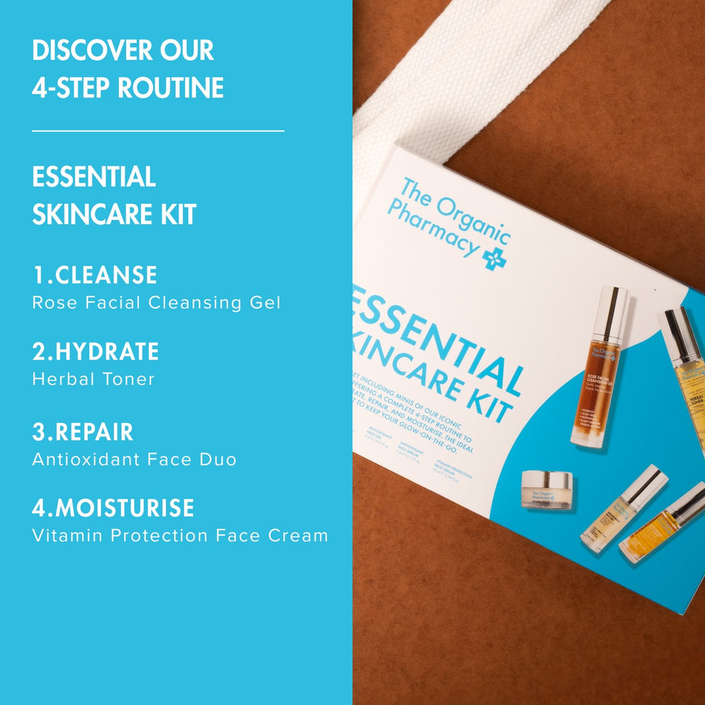 
                  
                    Essential Skincare Kit
                  
                